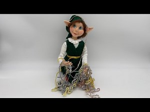 Needle Felted Elf Project Part 6 - Face & Finish
