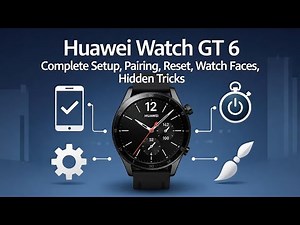 Huawei Watch GT 6 – Complete Setup, Pairing, Reset, Watch Faces & Hidden Tricks
