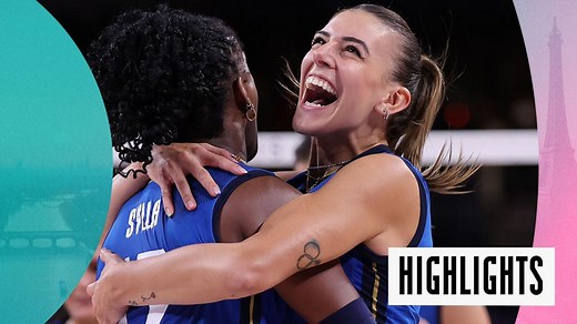 Paris Olympics 2024: Italy dominate USA to win volleyball gold - highlights