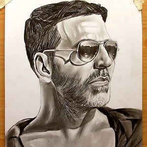 1.5K views · 67 reactions | Drawing sketch of Akshay Kumar by fine...