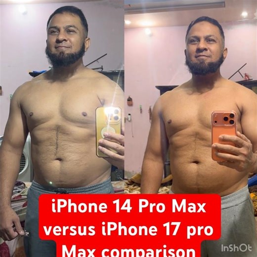 iPhone 14 pro Max versus iPhone 17 pro Max comparison