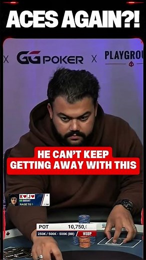 Aces have claimed the dreams of another player at the final table. #poker #wsop
