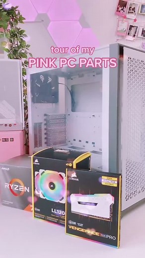 Custom Pink Gaming PC Build Showcase