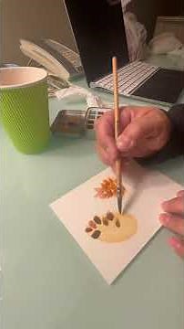 Relaxing Watercolor Pinecones Tutorial | Easy Beginner Holiday Painting ♥️🌲