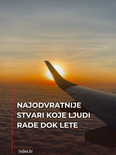 'Vi ste divljaci!' 😳 Stjuardesa otkriva najodvratnije stvari koje ljudi rade dok lete. Više na portalu Index.hr #stjuardesa #avioni #putnici #indexhr#fyp