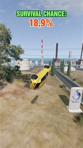 Cars vs Instant Acceleration (0.00001% Survival) #26