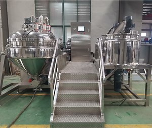 [Hot Item] Industrial 1000L Homogenizing Mixing Kettle Vacuum Defoam Mayonnaise Making Machine, Honey Making Machine