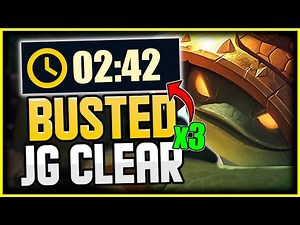 BEST RAMMUS JUNGLE ROUTES FOR 1v5 | Full HP Level 3 Ganks 2:40 Every Time - League of Legends