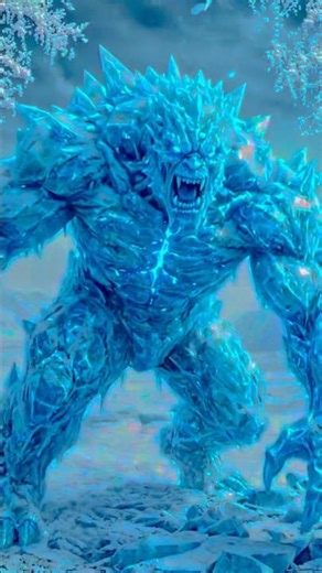 🥶ice monster is angry