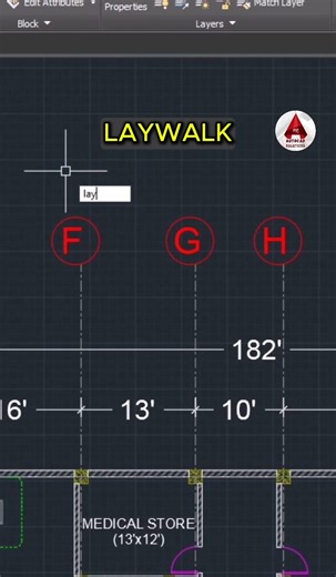 AutoCAD Secret: The "Layer Walk" Hack 🤯 #shorts #autocadtips