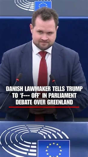 FOUL MOUTH: Danish lawmaker Anders Vistisen tells President Trump to “f--- off” over Greenland — then gets told he can't say that. | Fox News