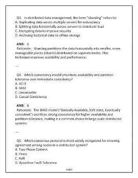 Wgu D326 Dtmg 3179 Advanced Data Management TEST BANK Finals Assessment Qa Latest 2025