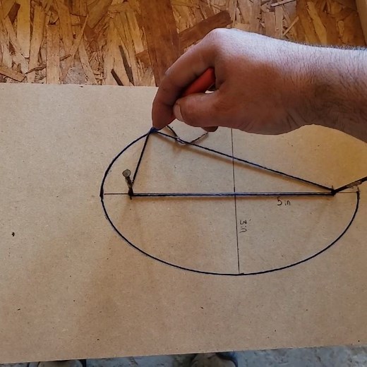 mar | The string method for drawing an ellipse. Super simple,not much to it but good to know for sure. I'll be showing the trammel version if you... | Instagram