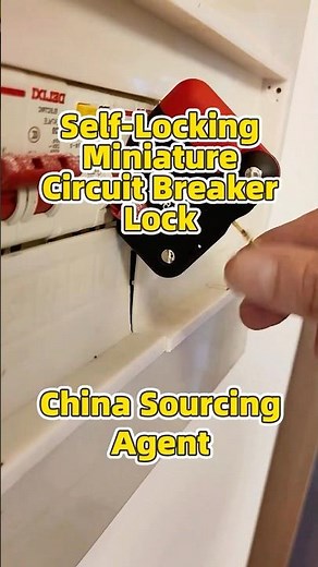 Self-Locking Circuit Breaker Lock for Safer Maintenance #LockoutTagout #SafetyTools
