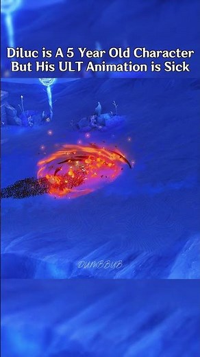 For A 5 Year Old Character His ULT Animation is Sick #genshinimpact