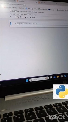 Defining a function for multiplying two numbers🧠 👩‍💻#python#coding#motivation
