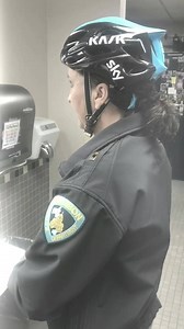 MPD Lieutenant Kelly Donahue recently rode her bike from St. Louis, Missouri to Washington DC! She always wears her helmet. #bikeweek #bikesafety | Madison Police Department