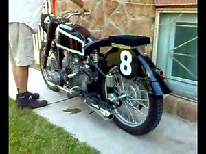 BMW R51/2 RS replica warm up