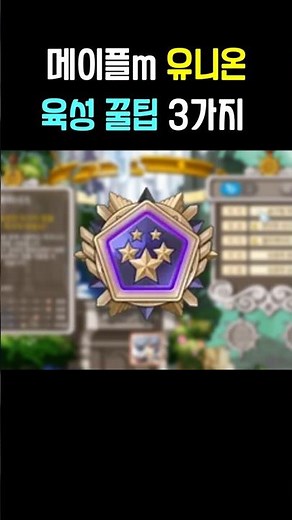 [메이플m] 유니온 200레벨 육성 꿀팁 3가지