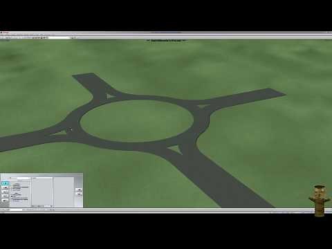Tutorial #4 Kreisel einspurig - Teil 1, Strassenverlegung