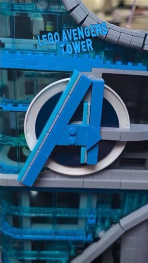 AVENGERS TOWER in LEGO is absolutely CRAZY #lego #moc #trending