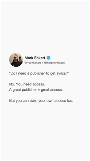 You Don’t Need a Publisher—You Need Access 🔑