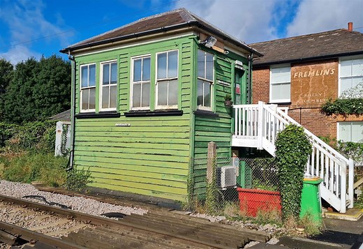 Victorian signal box saved from demolition by villagers