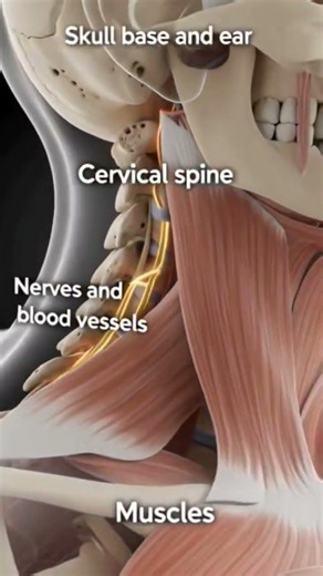 Cervical Vertebrae Anatomy 3D Medical Animation of the Human Neck Spine #CervicalSpine #NeckAnatom
