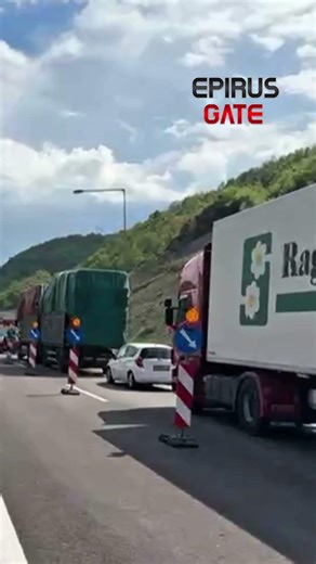 ❗️Σύγκρουση τριών οχημάτων στη σήραγγα Δρίσκου – Κλειστή η Εγνατία, ουρές χιλιομέτρων#epirusgate