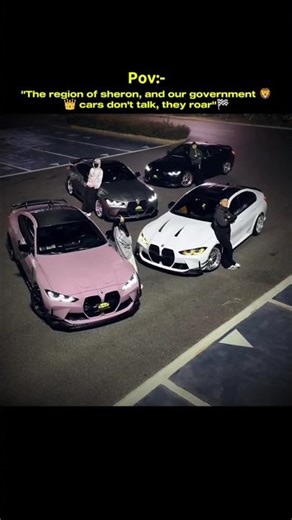 "The region of sheron and our government cars don't talk they roar"#bmw #bmwm4 #millionairevibes