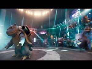 Gengar vs Blastoise Detective Pikachu Pokemon Movie