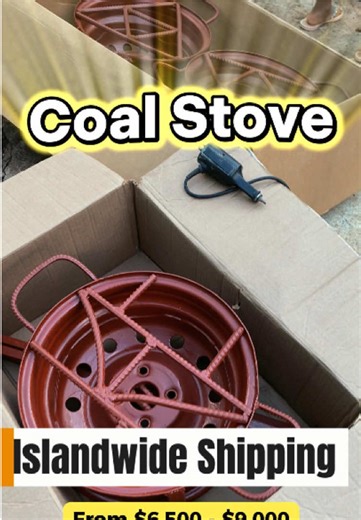 Portable coal stoves - from $6,500 to $9,000 each… Islandwide shipping. Watch the areas I ship to in the video! Overseas shipping pending 💯 Happy 2026 🍻 #portablecoalstove #charcoalstove #coalstove #coalstoveforsale #coalstovejm