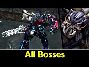 Transformers: Dark of the Moon - All Bosses (PS3, Xbox 360)