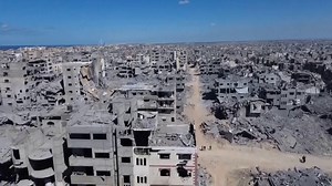 New drone footage shows devastating destruction in Gaza City