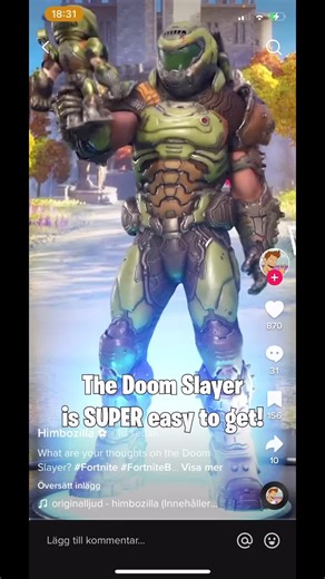 Doom Guy Arrives in Fortnite | Epic Crossover Event
