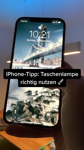 iPhone-Tipp: Taschenlampe richtig nutzen 🔦