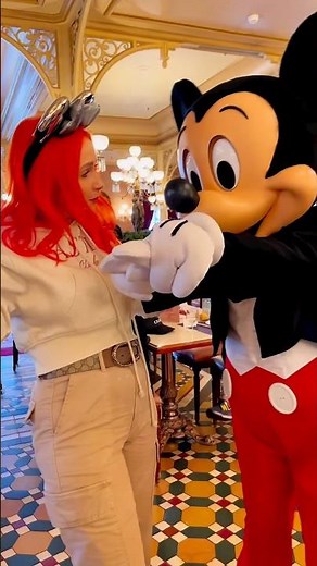 Disneyland Paris Character Dining meeting Mickey, Minnie, Goofy, Pluto, Eeyore and Tigger