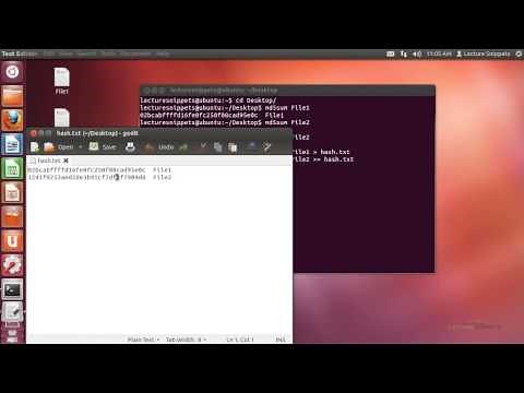 Ubuntu 12.04 Forensics - md5sum, sha1sum, and sha256sum