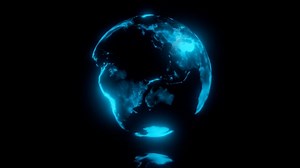 Earth, Hologram, Planet. Free Stock Video