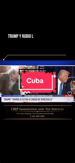Estas afirmaciones han generado preocupación, debate y muchas preguntas, especialmente dentro de la comunidad cubana y latina. • Cuba sigue siendo un tema sensible en la política exterior de EE. UU. • Cualquier declaración genera impacto emocional en quienes tienen familia, historia y raíces en la isla. 🕊️ Como cubana, es una de las cosas que más anhelo , ver a mi país libre 🥹🙏. #cubalibre #venezuelalibre #immigrationandtaxservicesdrp