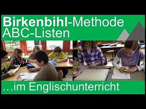 Birkenbihl-Methode / ABC-Listen im Englischunterricht