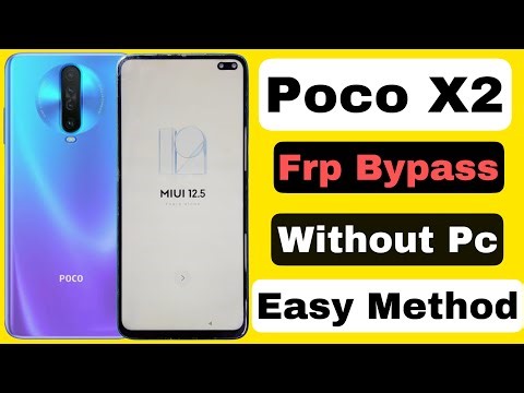 Poco X2 Frp Bypass | Without Pc | Poco X2 Google Account Lock Unlock