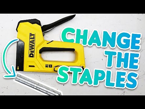 How To Load Staples In A DeWALT Staple Gun