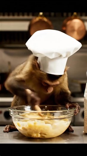 Chef Monkey in the Kitchen! 🔥 Monkey’s Prank Gone Viral! #monkeyprank #funnyanimals #viralmonkey #touristfun #animalcomedy #monkeylove #trendingvideo #shorts #monkeychef #funnyanimals #viralanimals #monkeyfunny #cutemonkey #reeltrend #shorts | Lilly And Nana