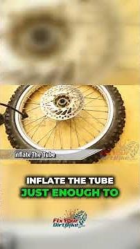 Master the Art of Tube Installation Without the Hassle! #fixyourdirtbike #dirtbike #diy
