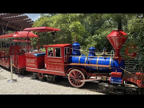 Hermann Park Railroad Train Ride Full Complete Ride Houston Texas