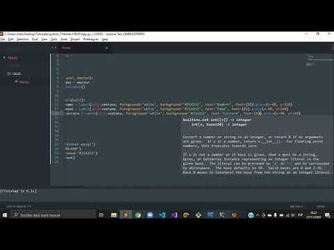 Aplicacion CRUD Tkinter || Interfaz grafica Tkinter par Base de Datos Mysql