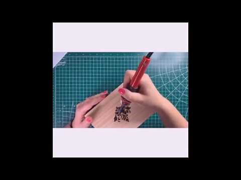 Pyrography for beginners - Learn how to make a wood burn in a jewelry box.