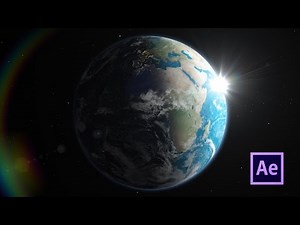 3D Earth Day To Night | Rotating Planet | After Effects Tutorial