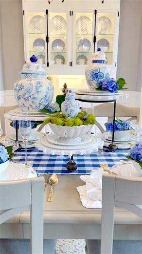 16K views · 416 reactions | I love layering my decor to create more visual interest—it’s such a simple way to make everything feel more styled. Adding pieces with height is another favorite trick to give your table more dimension and personality! #tablestyling #centerpiecesideas #layereddecor #homedecortips #StyledSpaces | Haverstraw Hill | Facebook